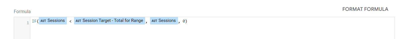 Metric 1 formula